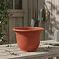 Macetero Plástico Redondo Terracota 26.7x19.5cm Para Plantas - Miniatura 5
