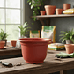 Macetero Plástico Redondo Terracota 26.7x19.5cm Para Plantas - Miniatura 6