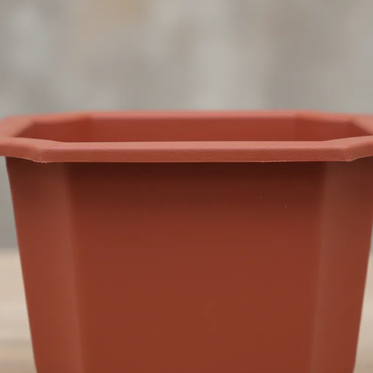 Macetero Plástico Terracota 22x26.5 Cm Para Jardín 3