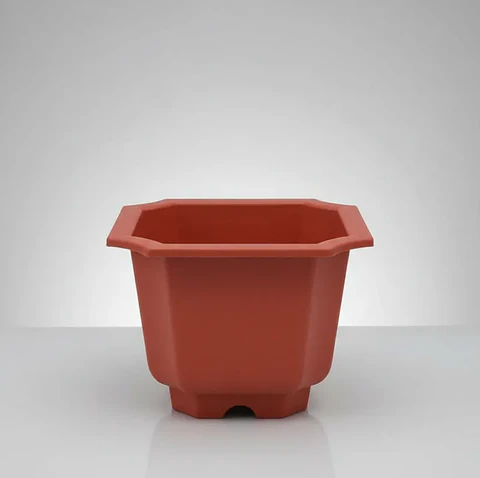 Macetero Plástico Terracota 22x26.5 Cm Para Jardín