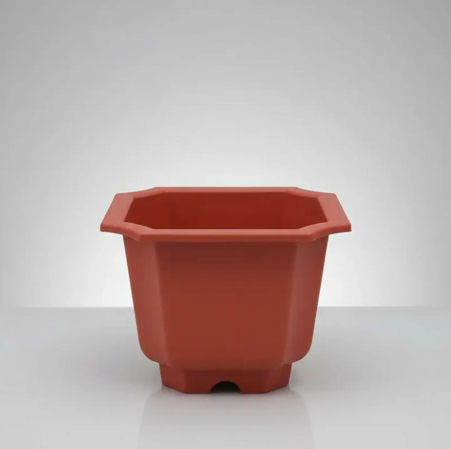 Macetero Plástico Terracota 22x26.5 Cm Para Jardín 1