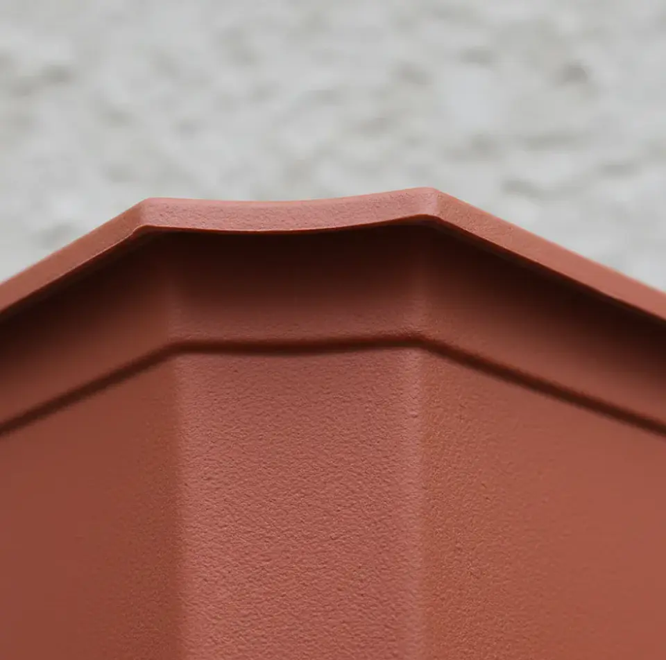 Macetero Plástico Terracota 22x26.5 Cm Para Jardín 4
