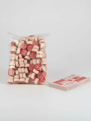 Juego de Bingo Clásico con 90 Fichas y 48 Cartones