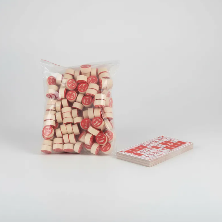 Juego de Bingo Clásico con 90 Fichas y 48 Cartones 2