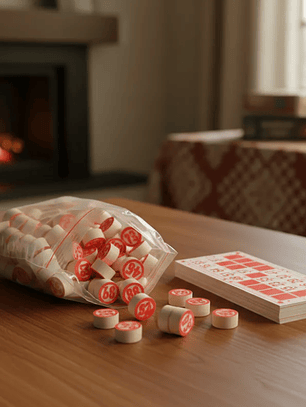 Juego de Bingo Clásico con 90 Fichas y 48 Cartones