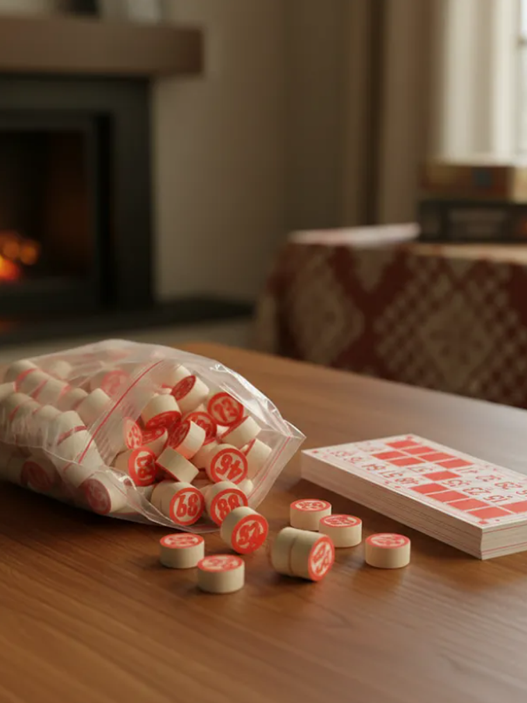 Juego de Bingo Clásico con 90 Fichas y 48 Cartones 1