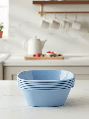 Set 6 Bowls Plástico Reutilizable 11cm