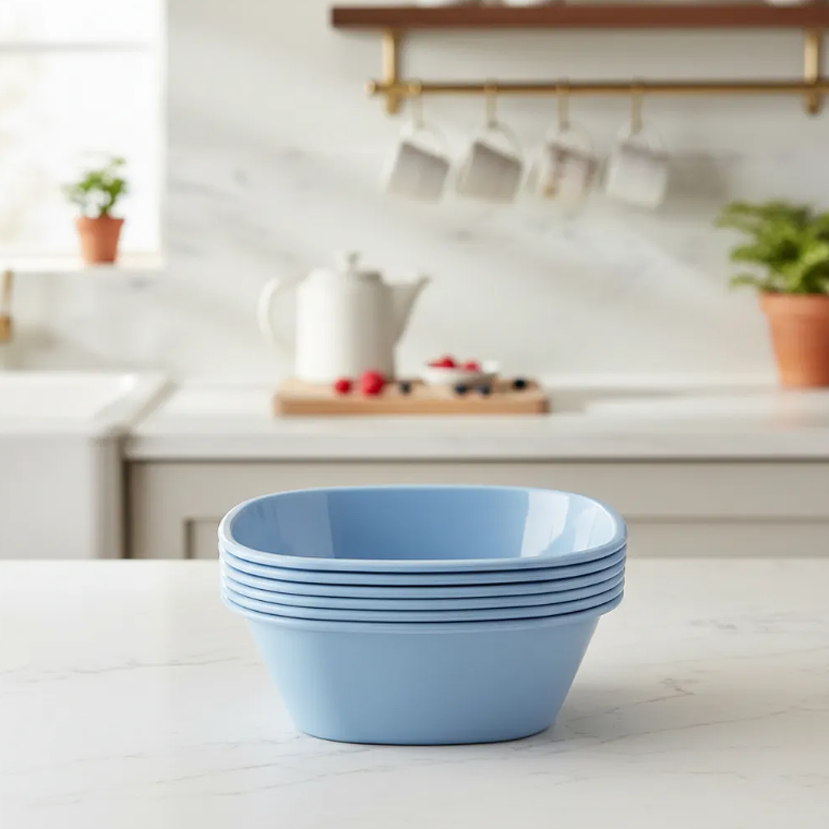 Set 6 Bowls Plástico Reutilizable 11cm 1