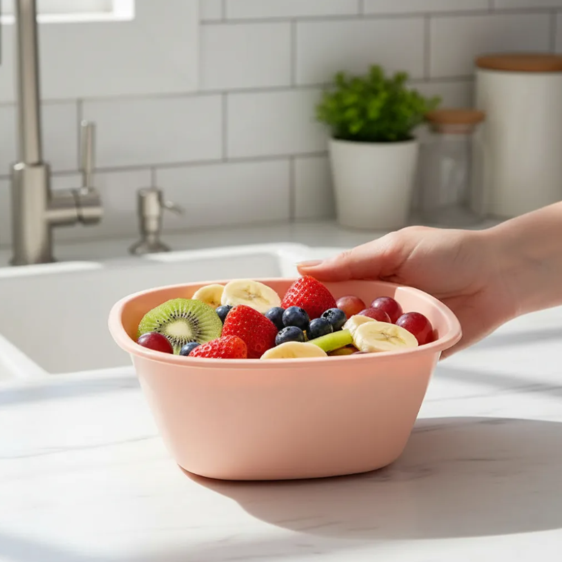 Set 6 Bowls Plástico Reutilizable 11cm 8