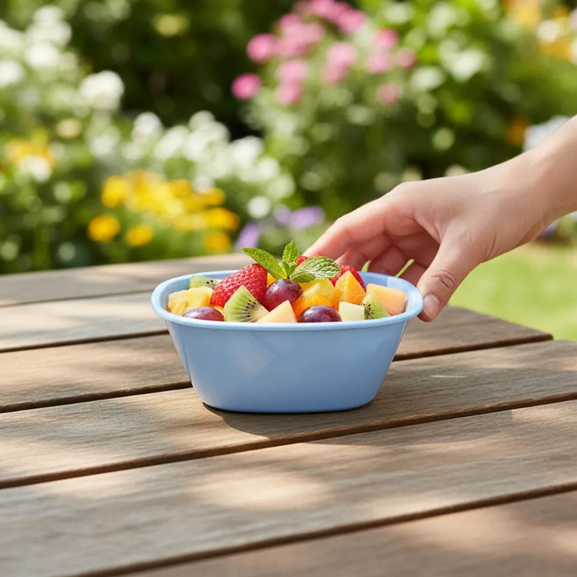 Set 6 Bowls Plástico Reutilizable 11cm 4