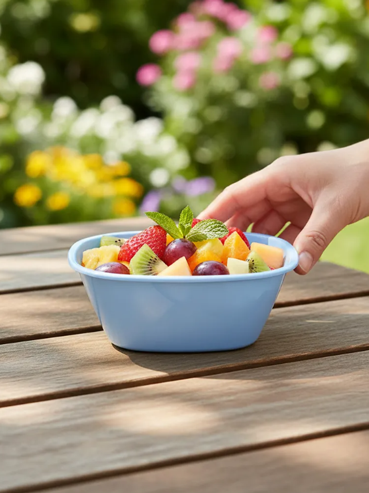 Set 6 Bowls Plástico Reutilizable 11cm 4