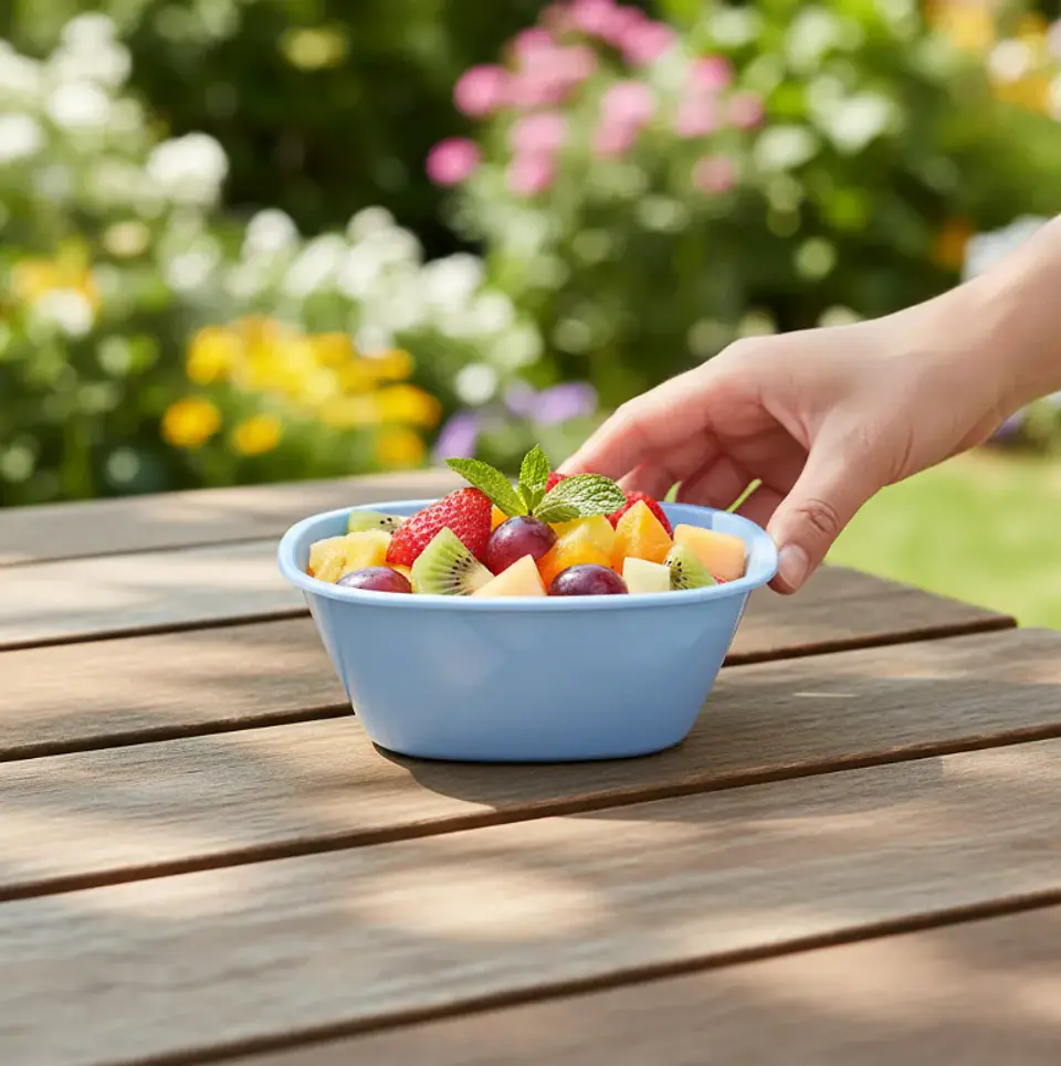 Set 6 Bowls Plástico Reutilizable 11cm 4