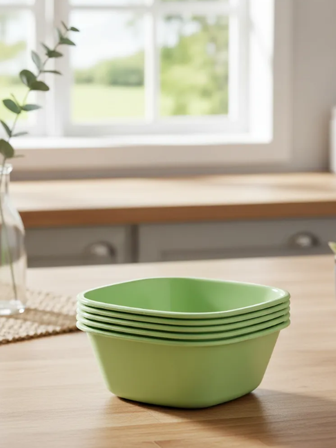 Set 6 Bowls Plástico Reutilizable 11cm 3