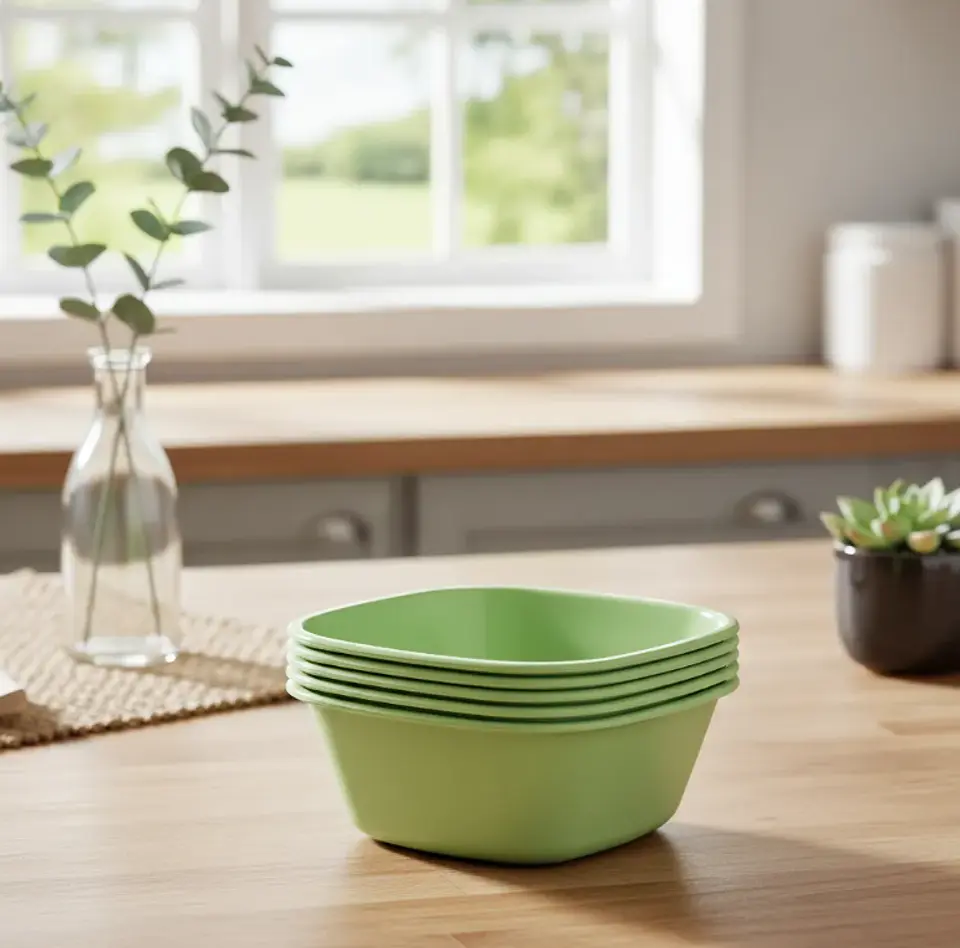 Set 6 Bowls Plástico Reutilizable 11cm 3