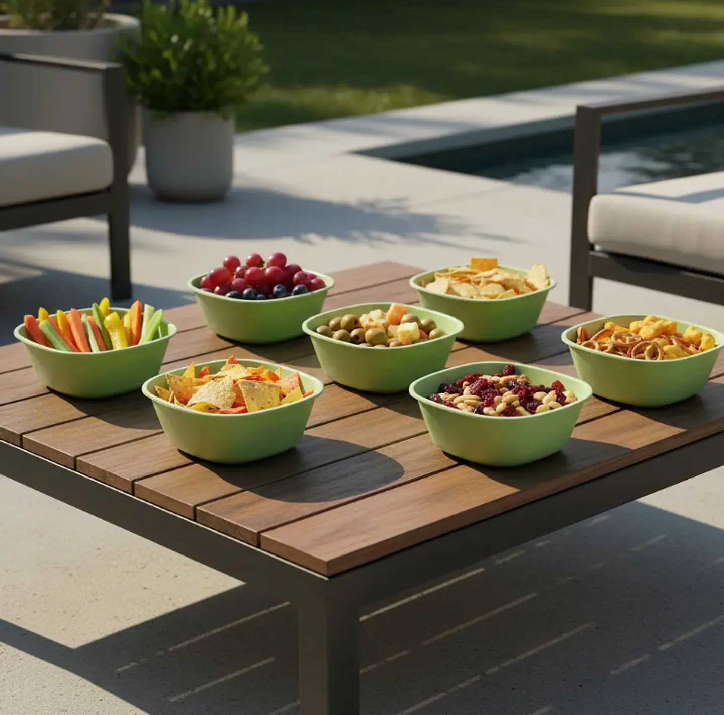 Set 6 Bowls Plástico Reutilizable 11cm 5