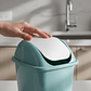 Basurero Plástico Tapa Vaivén Cocina Baño - Miniatura 3