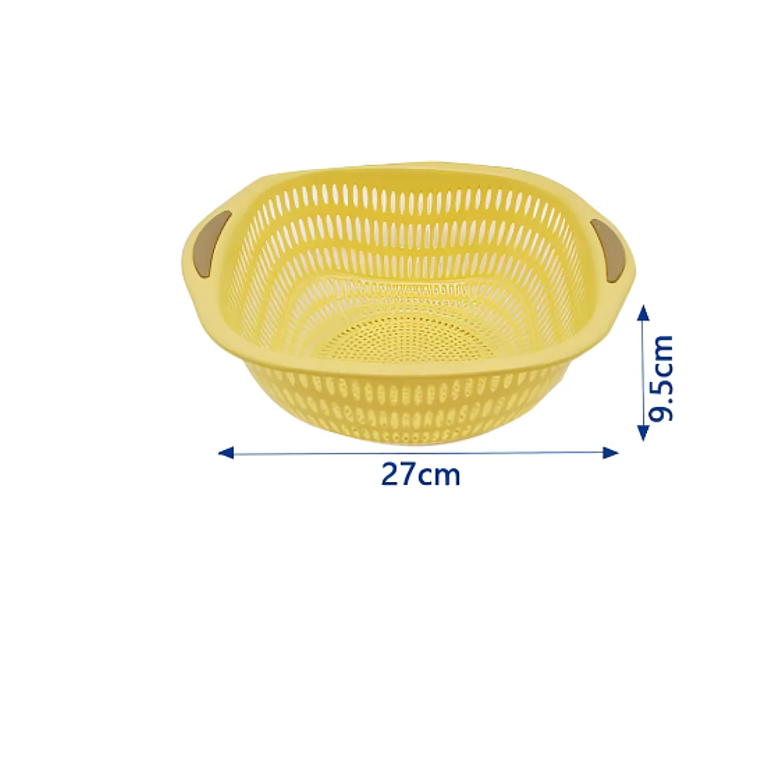 Colador Escurridor Plástico Cocina Frutas Verduras 27cm 2