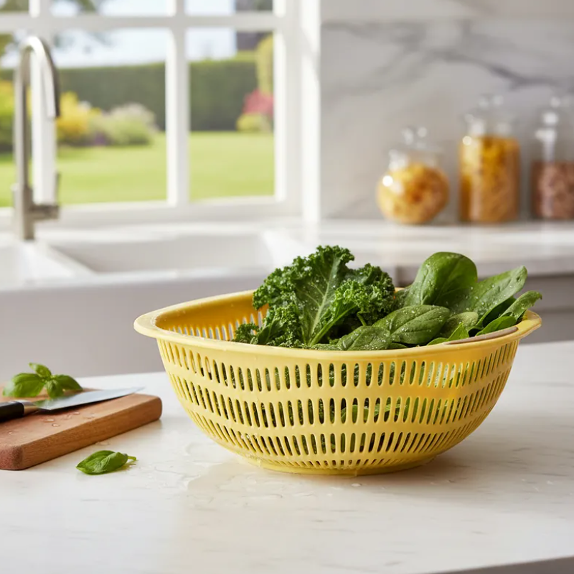 Colador Escurridor Plástico Cocina Frutas Verduras 27cm 4