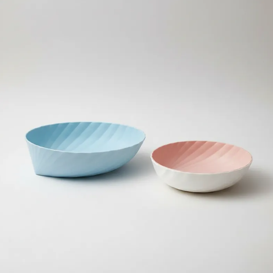 Fuente Bowl Plástico Frutero Ensaladera Diseño Moderno 27.5cm 2