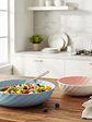 Fuente Bowl Plástico Frutero Ensaladera Diseño Moderno 27.5cm - Miniatura 3