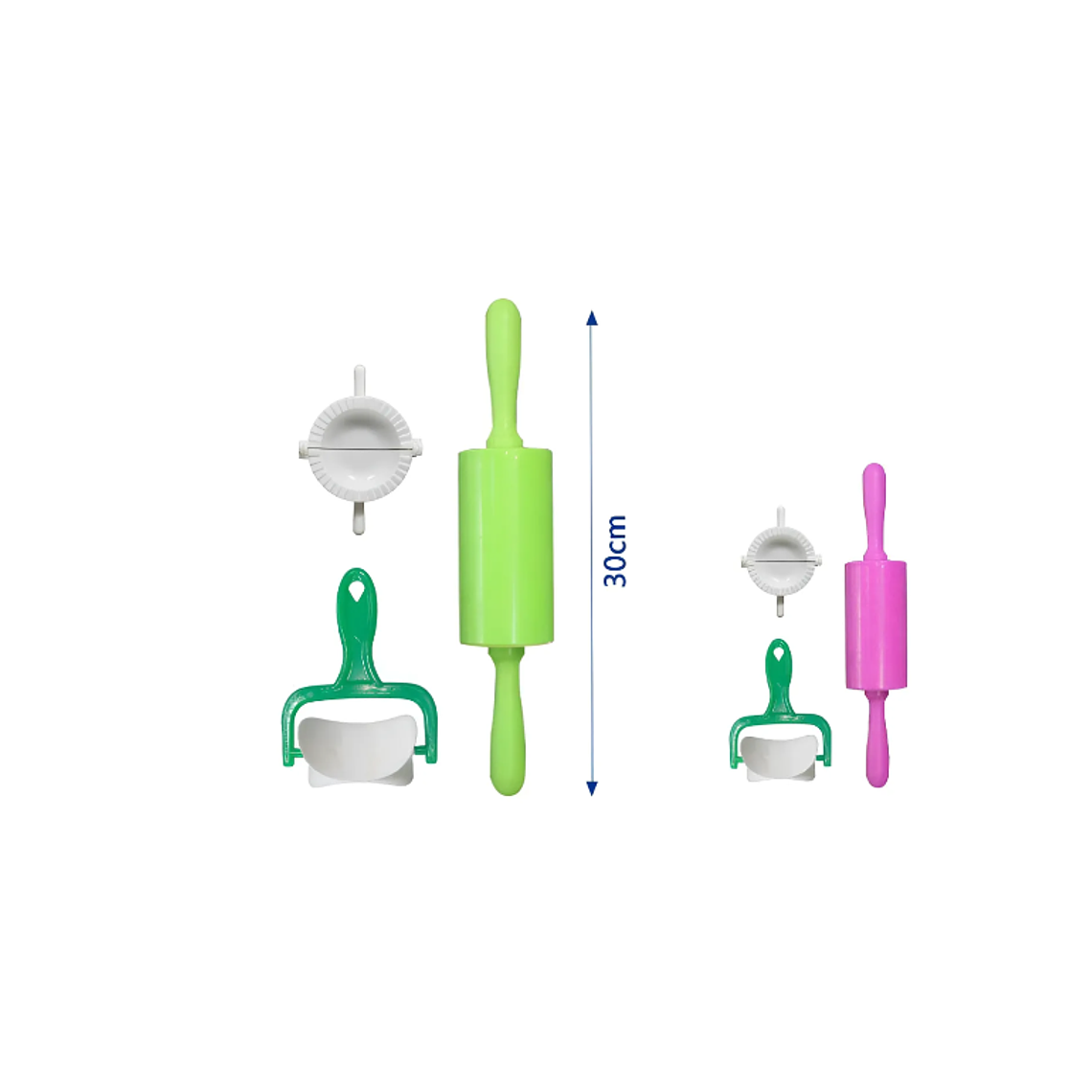 Set Repostería Usléro Cortador Molde Empanadas Plástico 3 Pzs 3