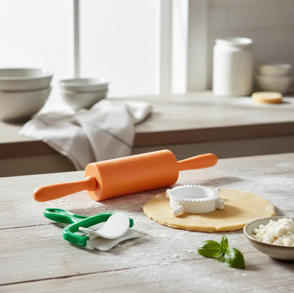 Set Repostería Usléro Cortador Molde Empanadas Plástico 3 Pzs 6