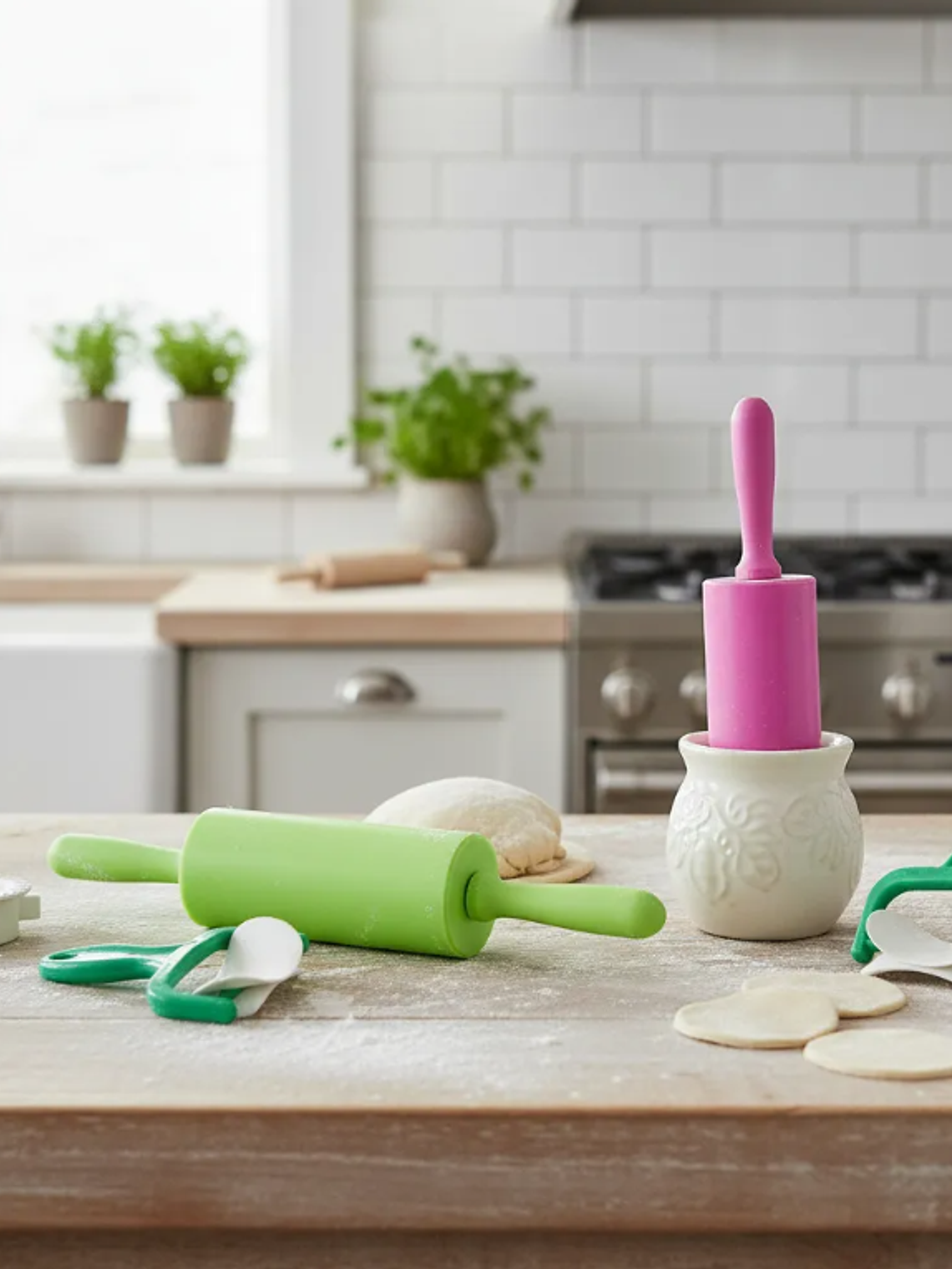 Set Repostería Usléro Cortador Molde Empanadas Plástico 3 Pzs 1