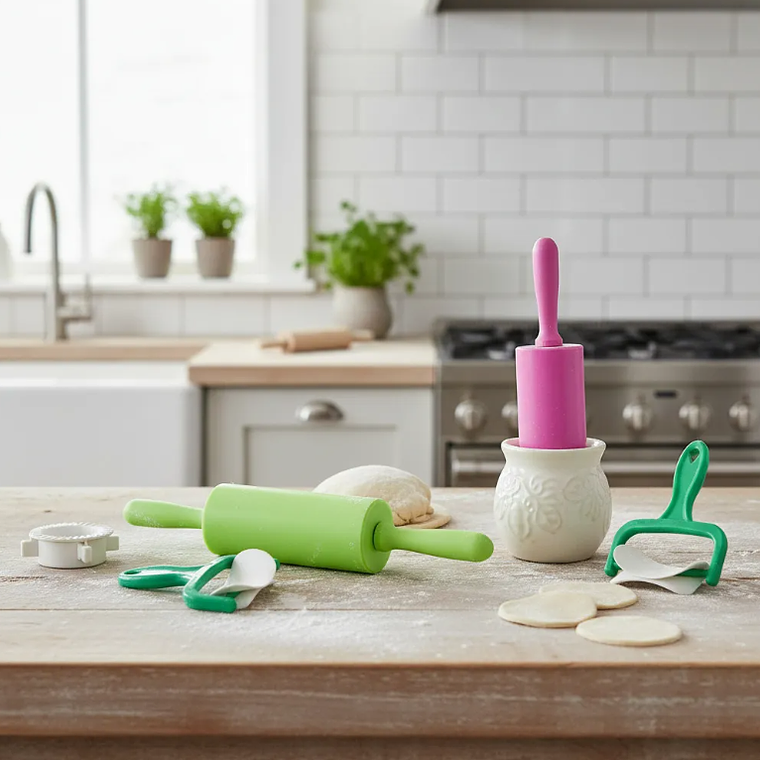 Set Repostería Usléro Cortador Molde Empanadas Plástico 3 Pzs 1