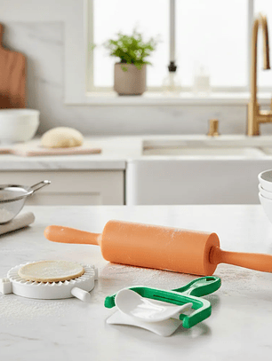 Set Repostería Usléro Cortador Molde Empanadas Plástico 3 Pzs