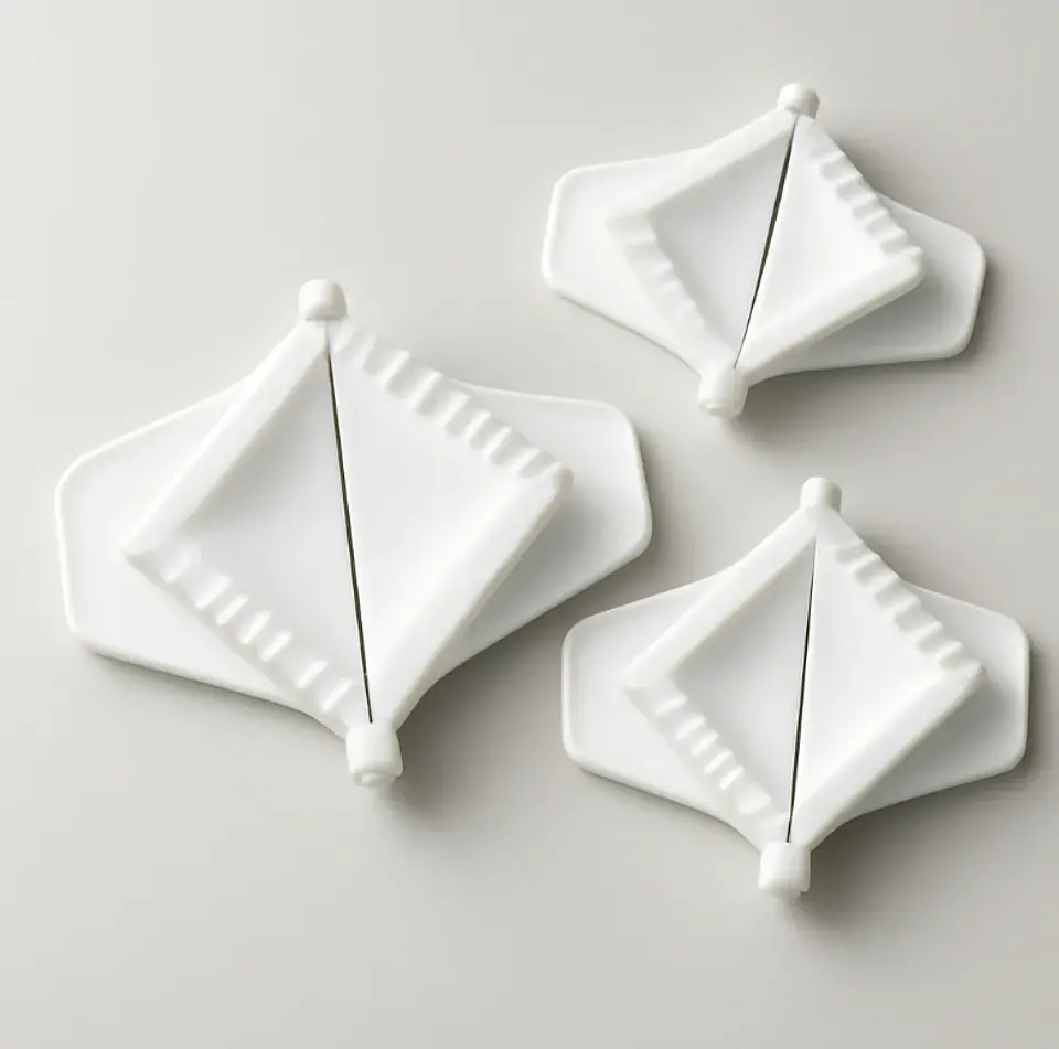 Set 3 Moldes Plásticos Para Empanadas Forma De Rombo Cocina 4