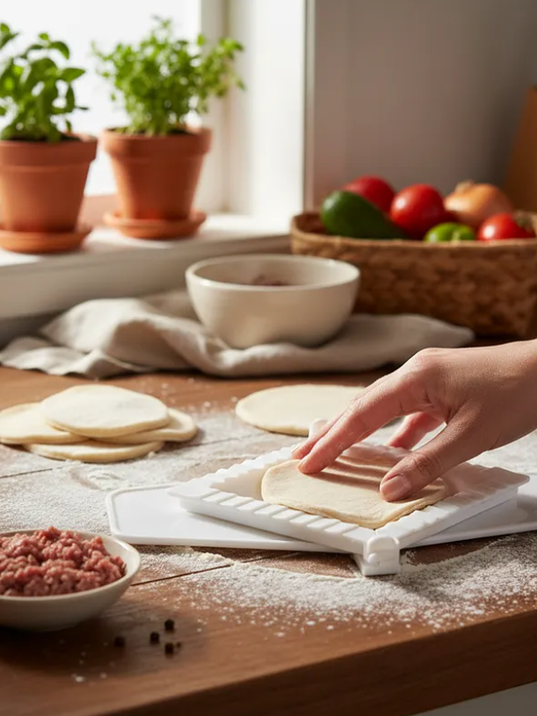 Set 3 Moldes Plásticos Para Empanadas Forma De Rombo Cocina 1