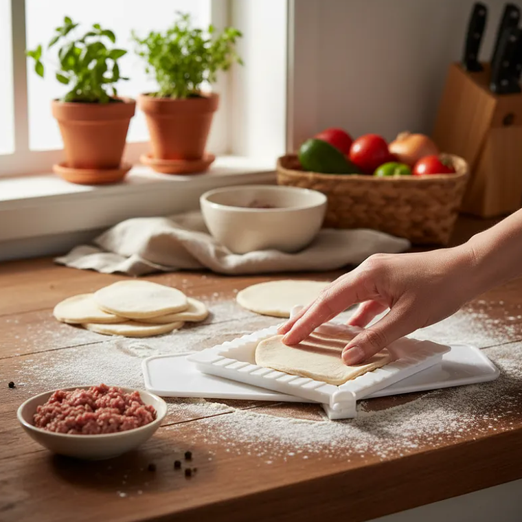 Set 3 Moldes Plásticos Para Empanadas Forma De Rombo Cocina 1