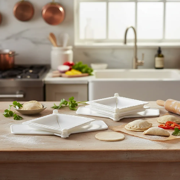 Set 3 Moldes Plásticos Para Empanadas Forma De Rombo Cocina 5