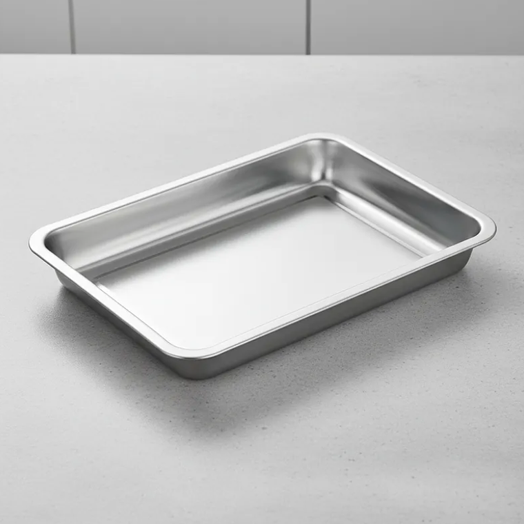 Bandeja Asadera Acero Inoxidable 60x40x7cm Rectangular 3