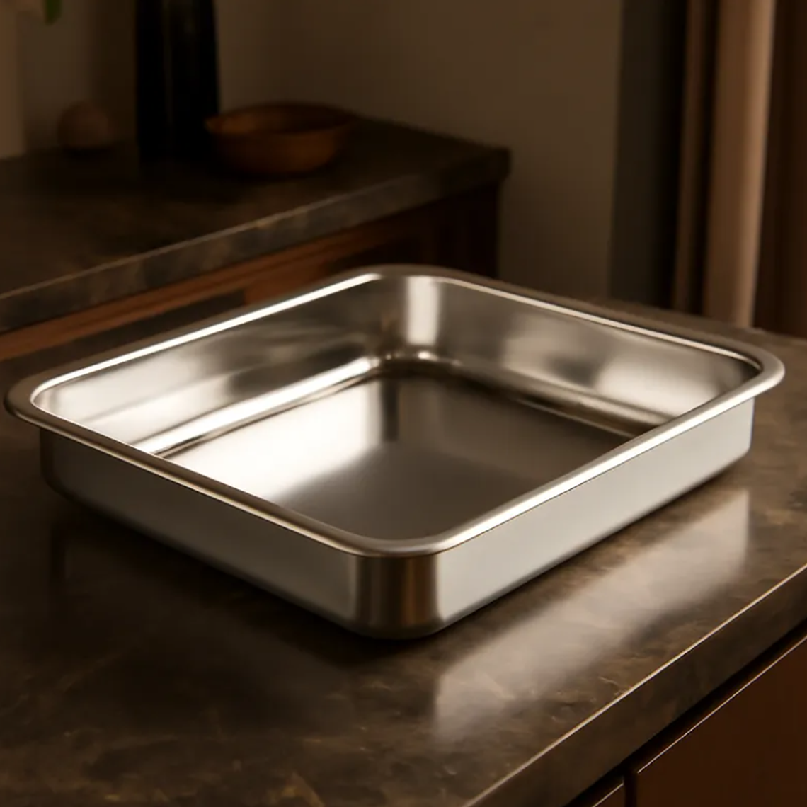 Bandeja Asadera Acero Inoxidable 60x40x7cm Rectangular 4