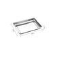 Bandeja Asadera Acero Inoxidable 60x40x7cm Rectangular - Miniatura 6
