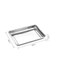 Budinera Acero Inoxidable Gastronómica Rectangular 60x40x7cm - Miniatura 5