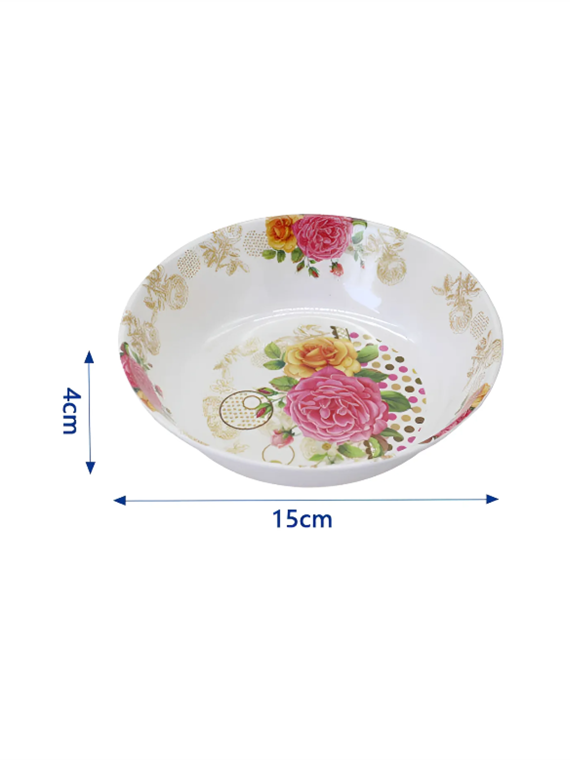  Bowl de Melamina 15cm Diseño Floral Vintage 2