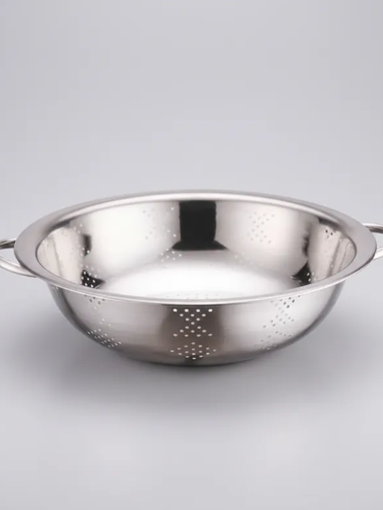 Colador Bowl Escurridor De Acero Inoxidable 30 Cm Con Asas 3