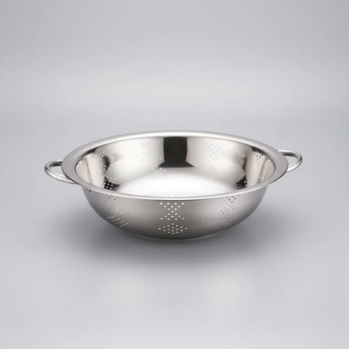 Colador de Acero Inoxidable 28cm con Asas Cocina 4