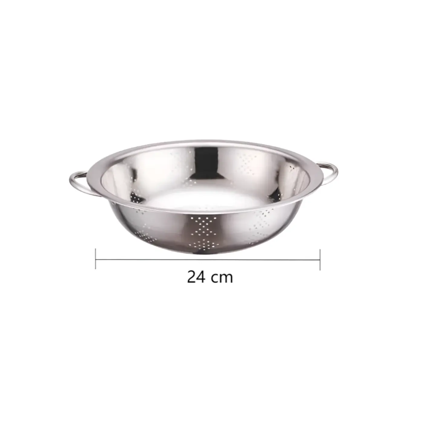 Colador Acero inoxidable 24 cm  2