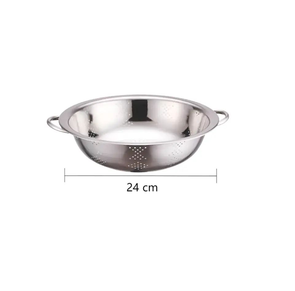 Colador Acero inoxidable 24 cm  2
