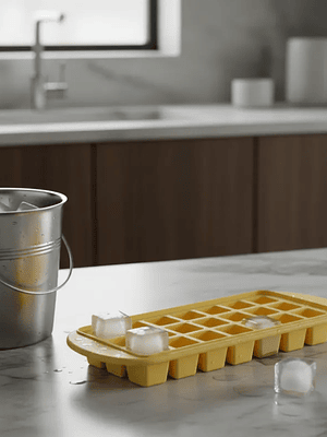  Cubetera de plástica 24 hielos