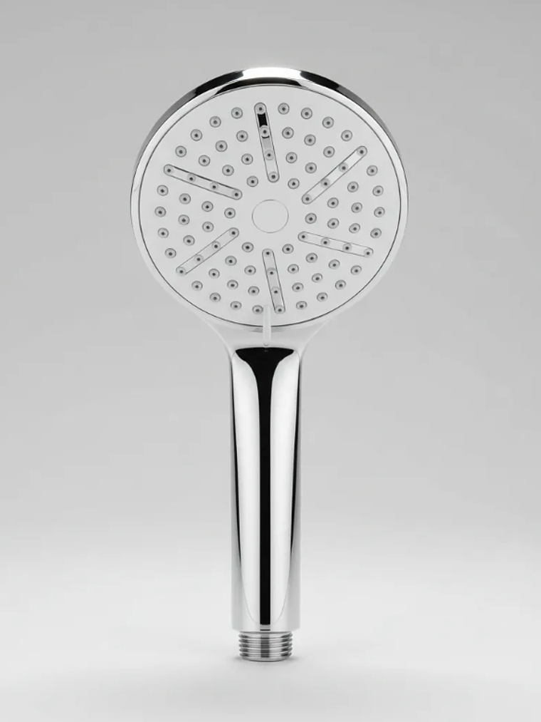 Mango de ducha redondo cromado 23cm para baño 3