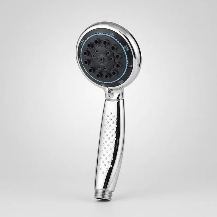 Mango de ducha multifunción cromado 22 cm 3