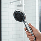 Mango de ducha multifunción cromado 22 cm - Miniatura 1