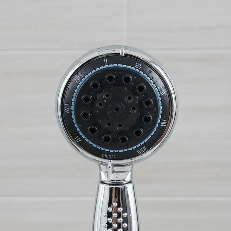 Mango de ducha multifunción cromado 22 cm 5