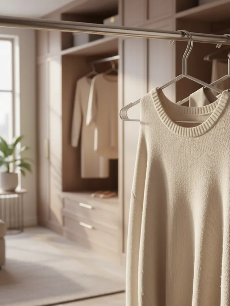 Colgador Metálico Antideslizante 42cm con Muescas 10pcs 3