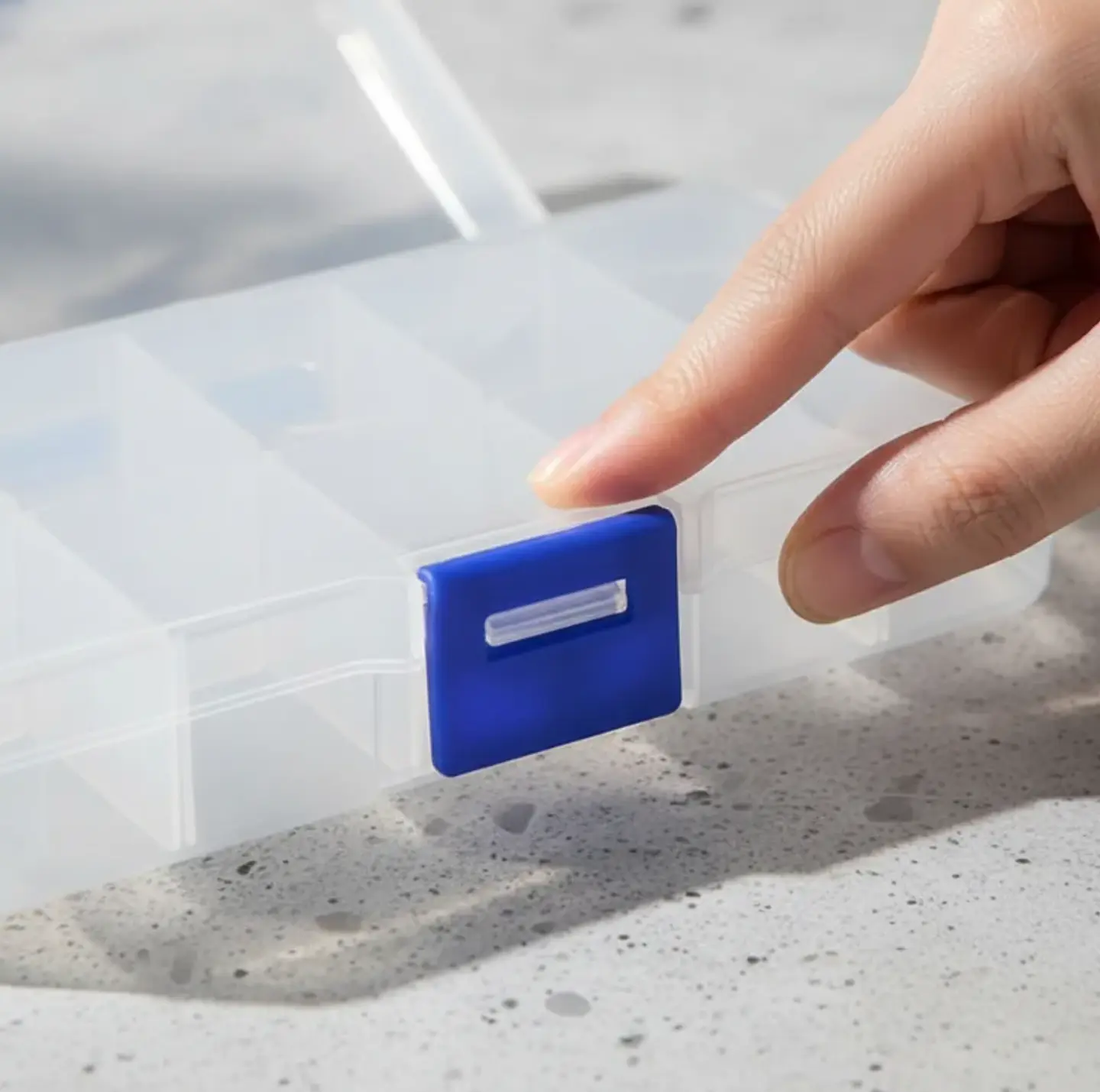 Caja Organizadora Plástica 10 Compartimentos 13x7cm 3