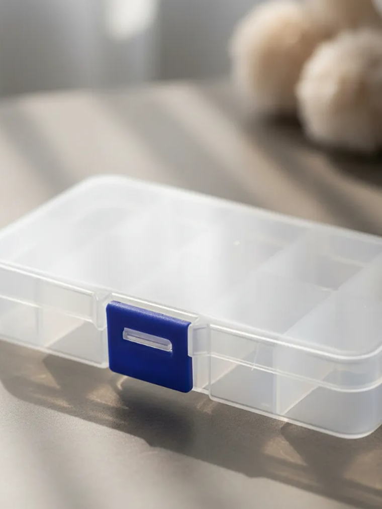 Caja Organizadora Plástica 10 Compartimentos 13x7cm 4